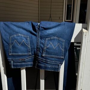 Wrangler Dark Blue Bootcut Jeans